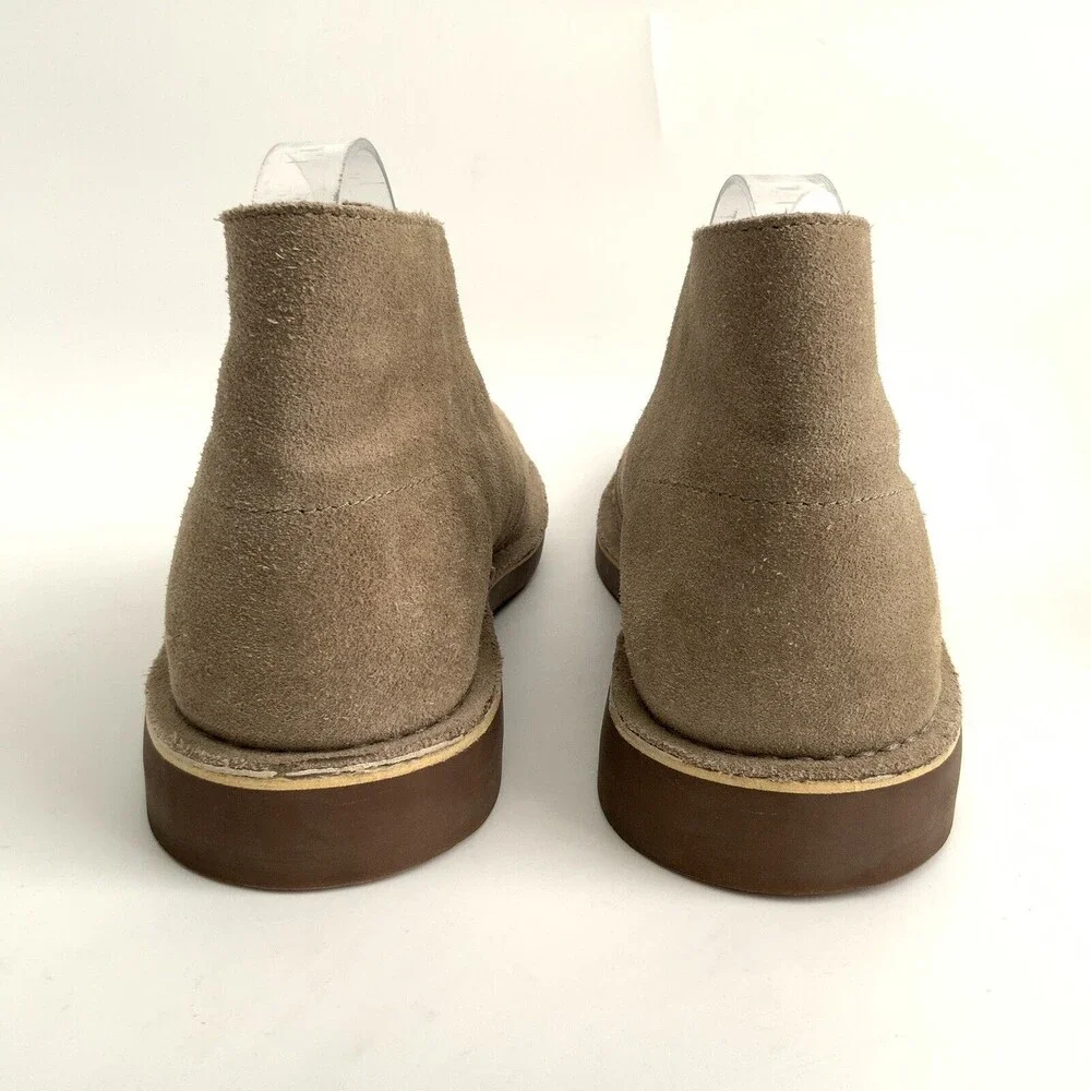 Clarks Leather Lace-up Boots Men Tan 10.5